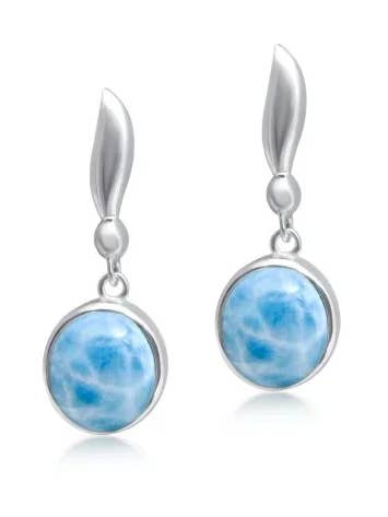 Larimar Øreringe Ocean Blue for engroshandel hos Larimar Magic