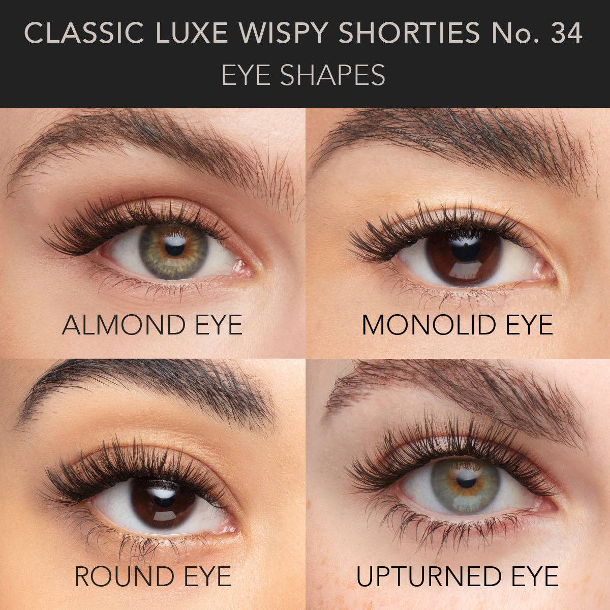 Pro Lash – wholesale False/fake eyelashes – Classic Luxe Wispy Shorties No. 343