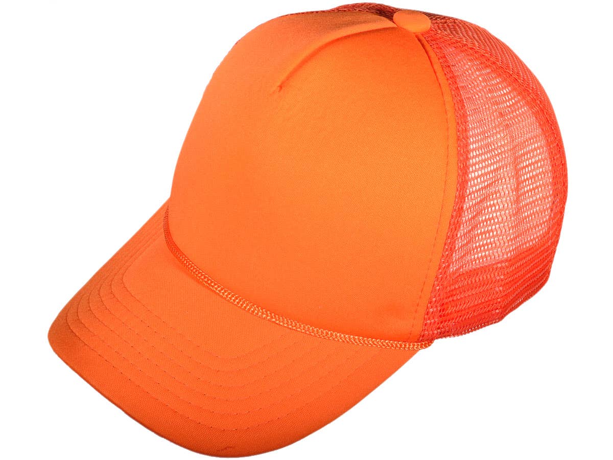 Buck Wholesale – Großhandel Trucker-Cap – Unisex – Buck Wholesale Schlichte Schaumstoff-Trucker-Caps mit Netzrückseite, mittleres Profil (44 Farben)1