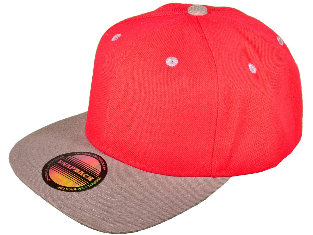 Buck Wholesale - Vente Casquette à visière plate – unisexe - Casquettes snapback unies à visière plate style vintage29