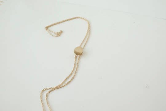 Sarah Safavi Jewelry - Wholesale Pendant/Charm Necklace - Ascent Bolo Necklace Gold or Silver4