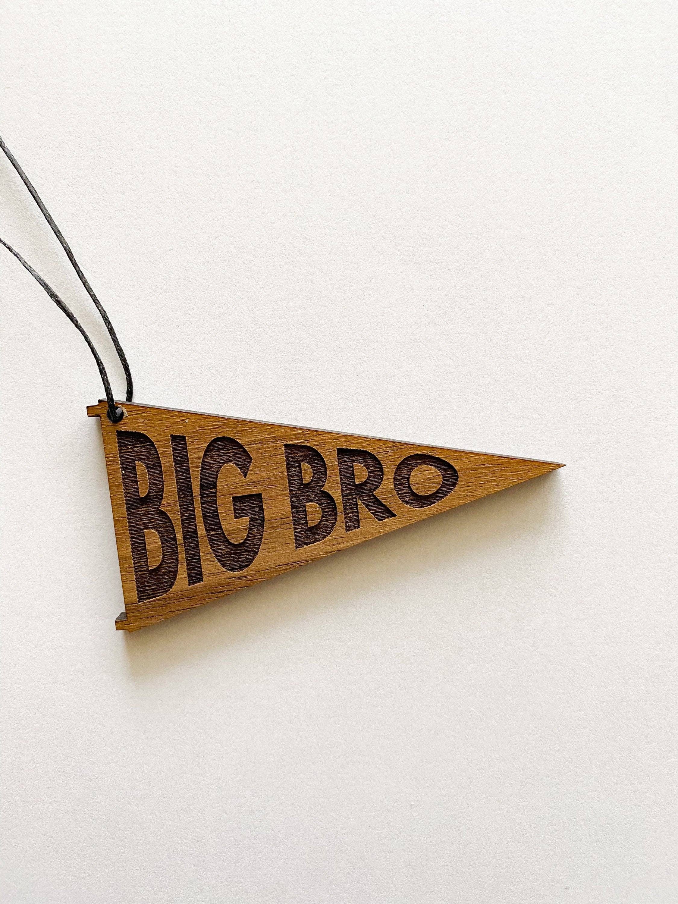Left Grain - Wholesale Ornament - Big Bro or Lil Bro Pennant Ornament4