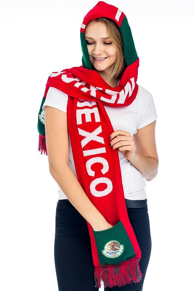 Cap Zone - Wholesale Scarf - Women's - MEXICO Team League Headwear Scarf3