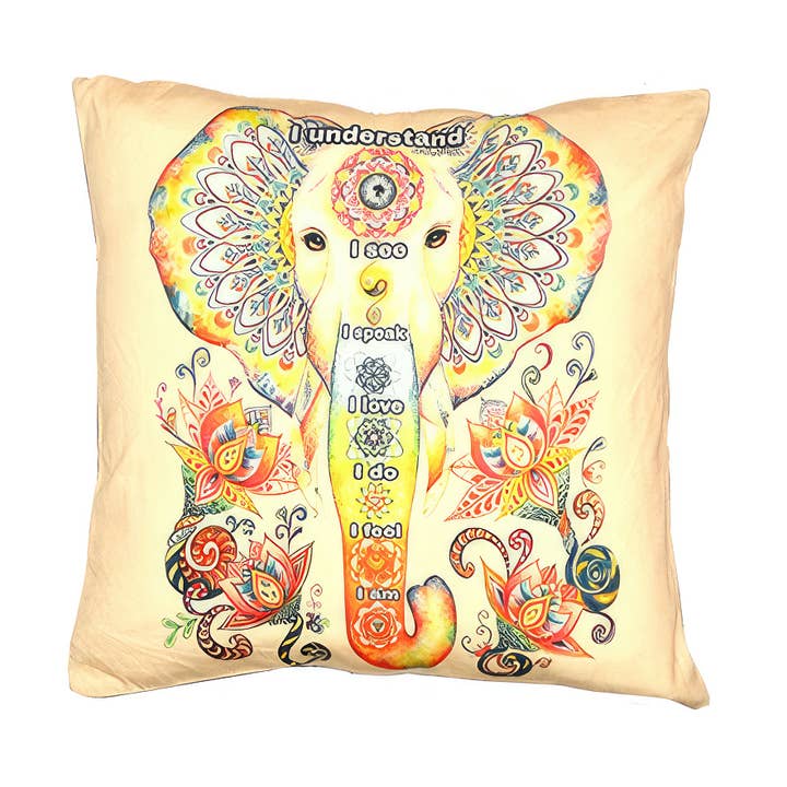 Chakra Elephant pudebetræk for engroshandel hos Gypsy Rose