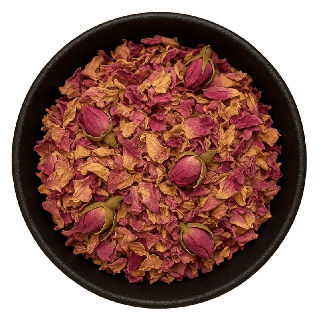 LA Herb – Engroshandel Krydderurter – Lyserøde rosenknopper og -kronblade hele (Rosa Spp.)1