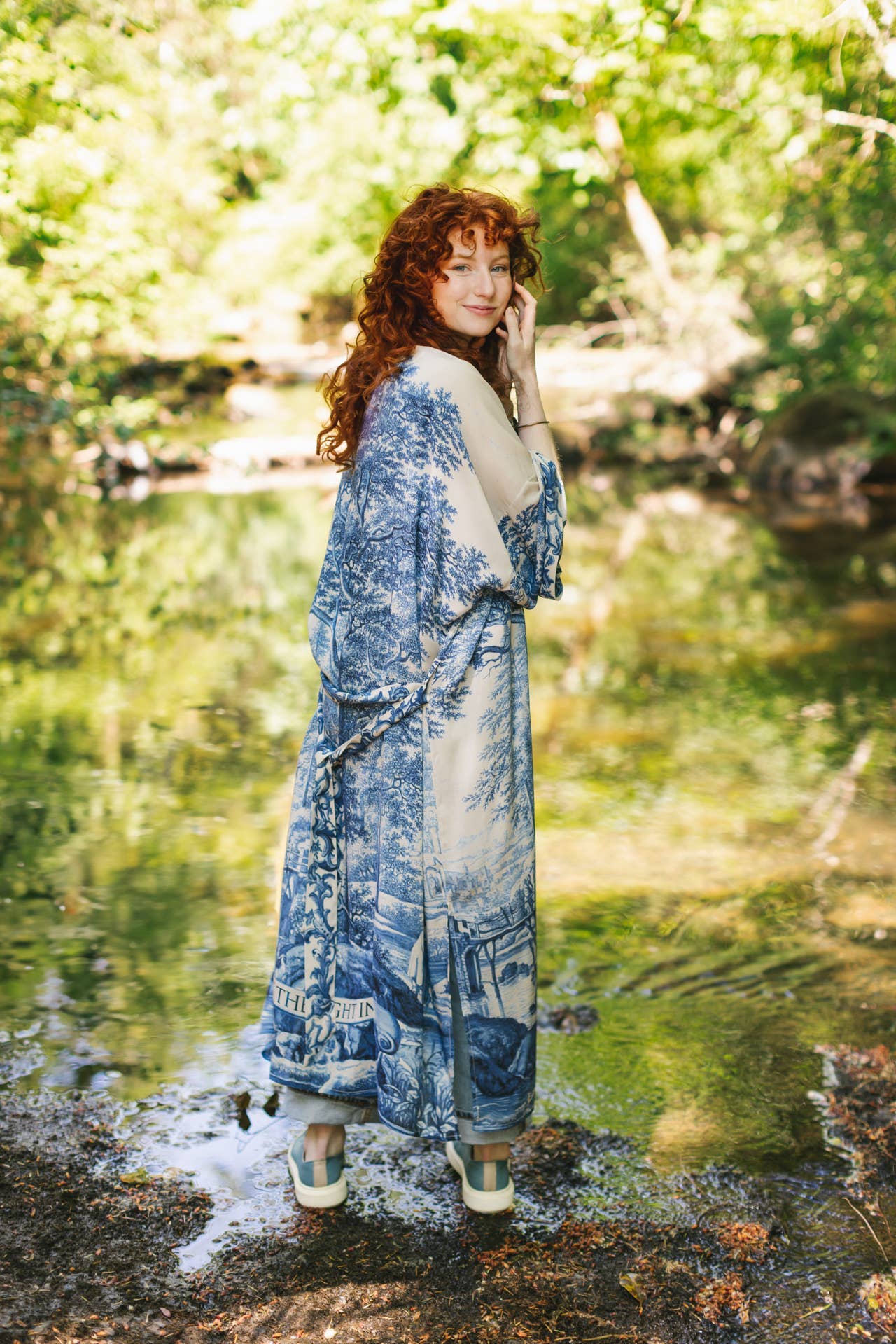 Market of Stars (Worldwide) - Wholesale Kimono - Women's - Let The Light In Opera Duster Kimono Robe w/ Delft13