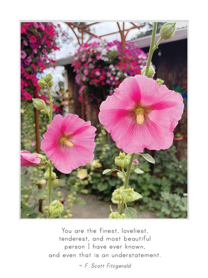 B736 - Hollyhocks for wholesale by Stonehenge Designs