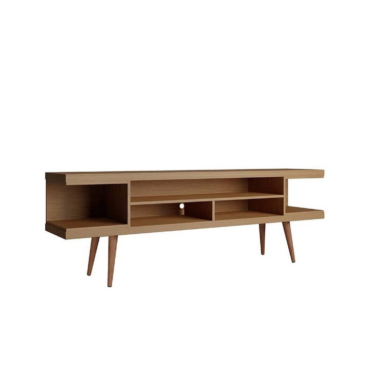 Manhattan Comfort Utopia 70" TV Stand with Splayed Wooden Legs for wholesale by American Smart