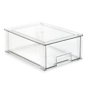 Isaac Jacobs 2 Drawer Acrylic Earring Holder, Jewelry Organizer