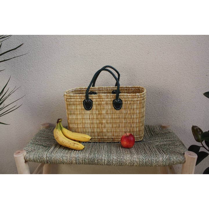 Superb LARGE XXL MAROKKANSK kurv - 3 størrelser - mulepose - ideel shopping, markeder, arbejde, strand... for engroshandel hos Boutique Huléti