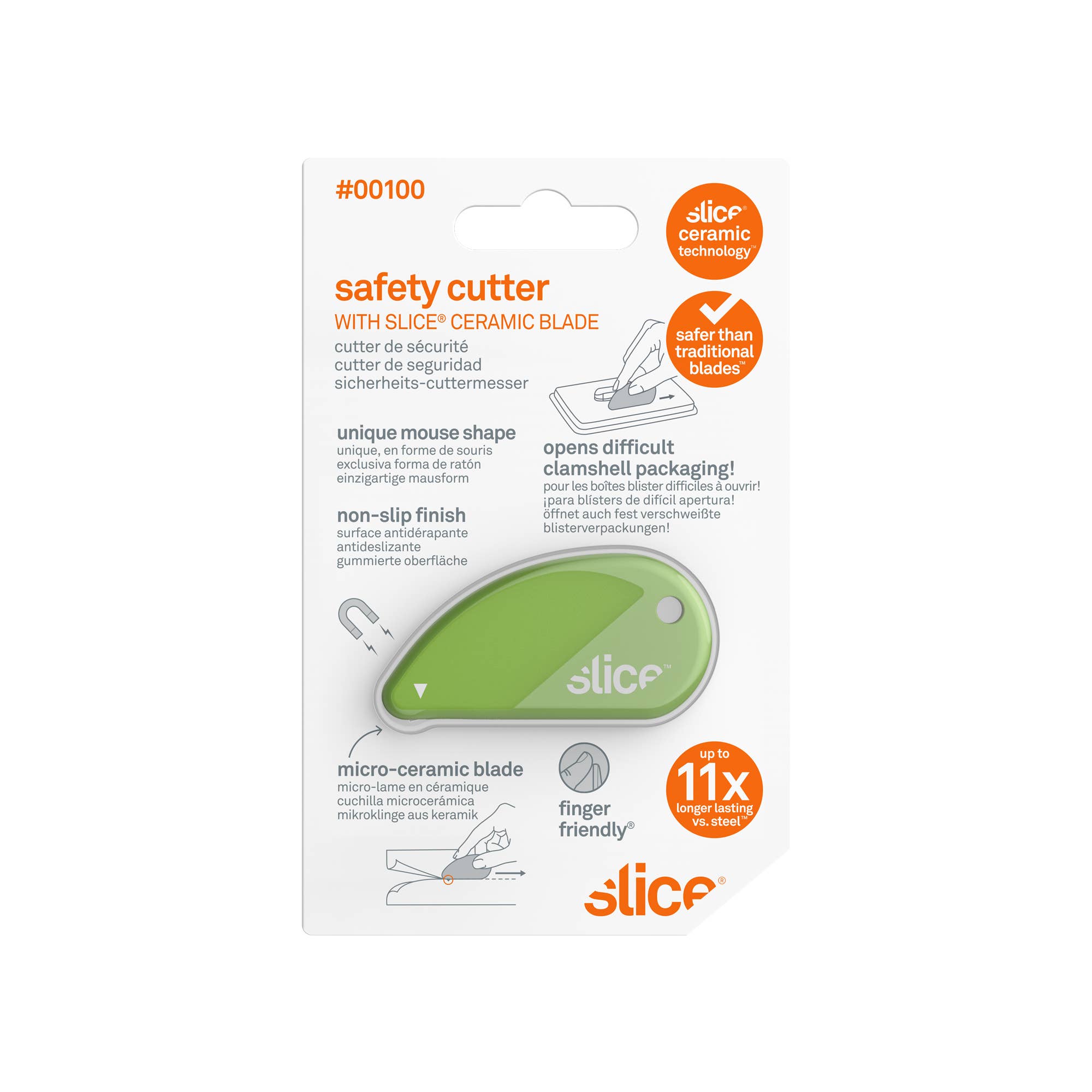 Slice - Wholesale Scissors and Shears - Safety Cutter - Carded