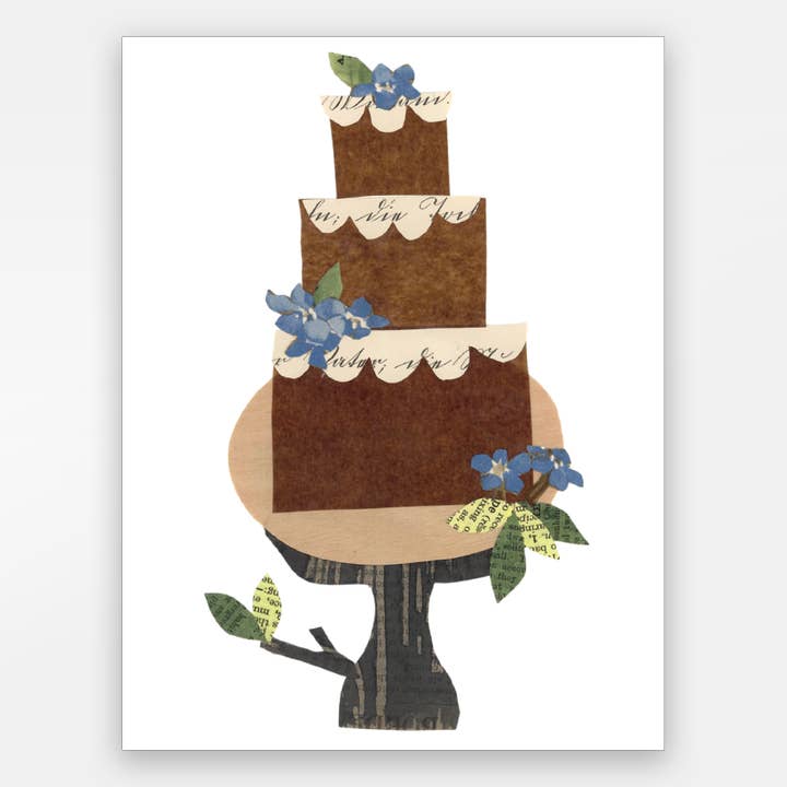 Paste - Wholesale Birthday Card - Cake on a Stump Card