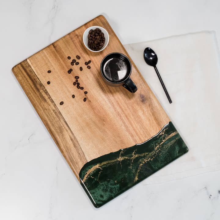 Lynn & Liana Designs - Wholesale Cheese Board - Resin Charcuterie Board - Breadboard 12"x18" - NO TARIFFS!14