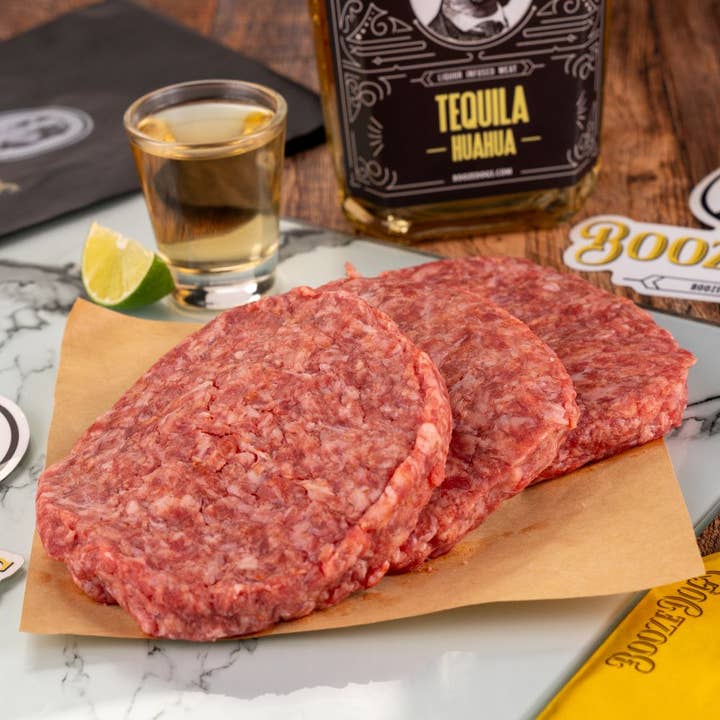 Booze Dogs - Wholesale Beef - Tequila Burgers (Beef & Pork Blend)