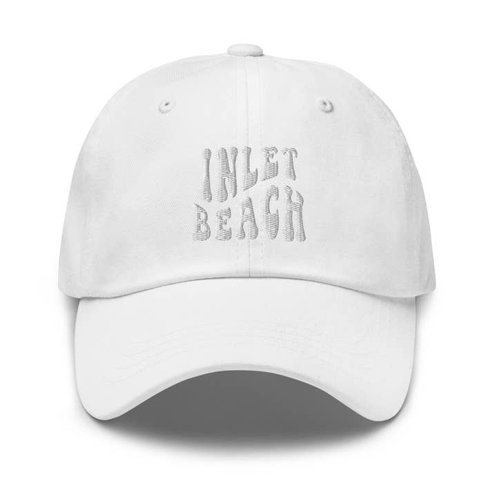 Inlet Beach Florida Embroidered Dad Hat for wholesale by CRE PYT