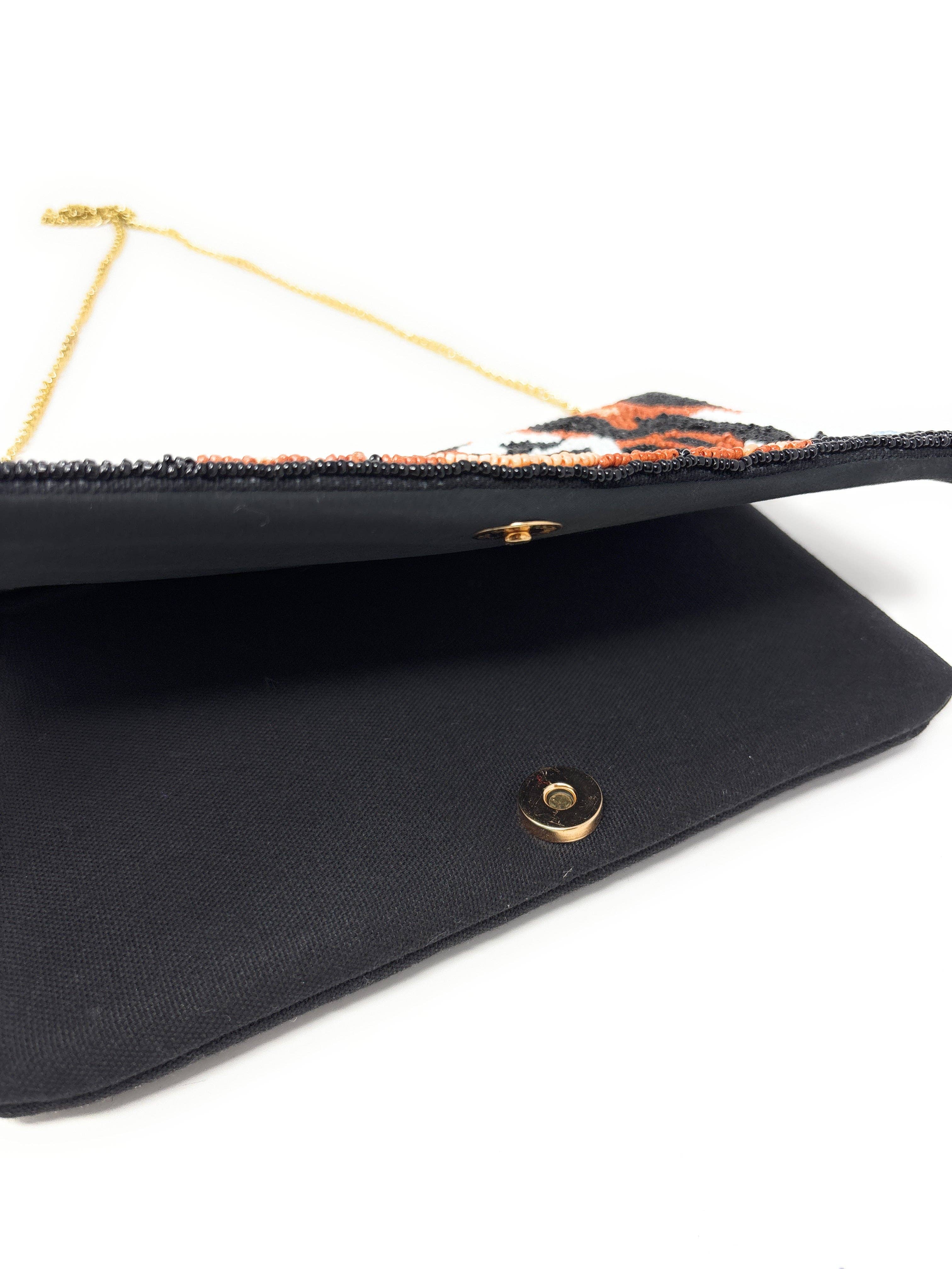 Twine and Love - Wholesale Clutch Bag - Women's - Tiger Beaded Clutch Purse3