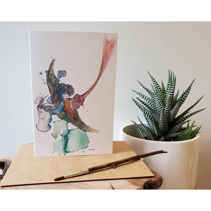 Carte de voeux « Fly without wings » pour la vente par Tree Drops