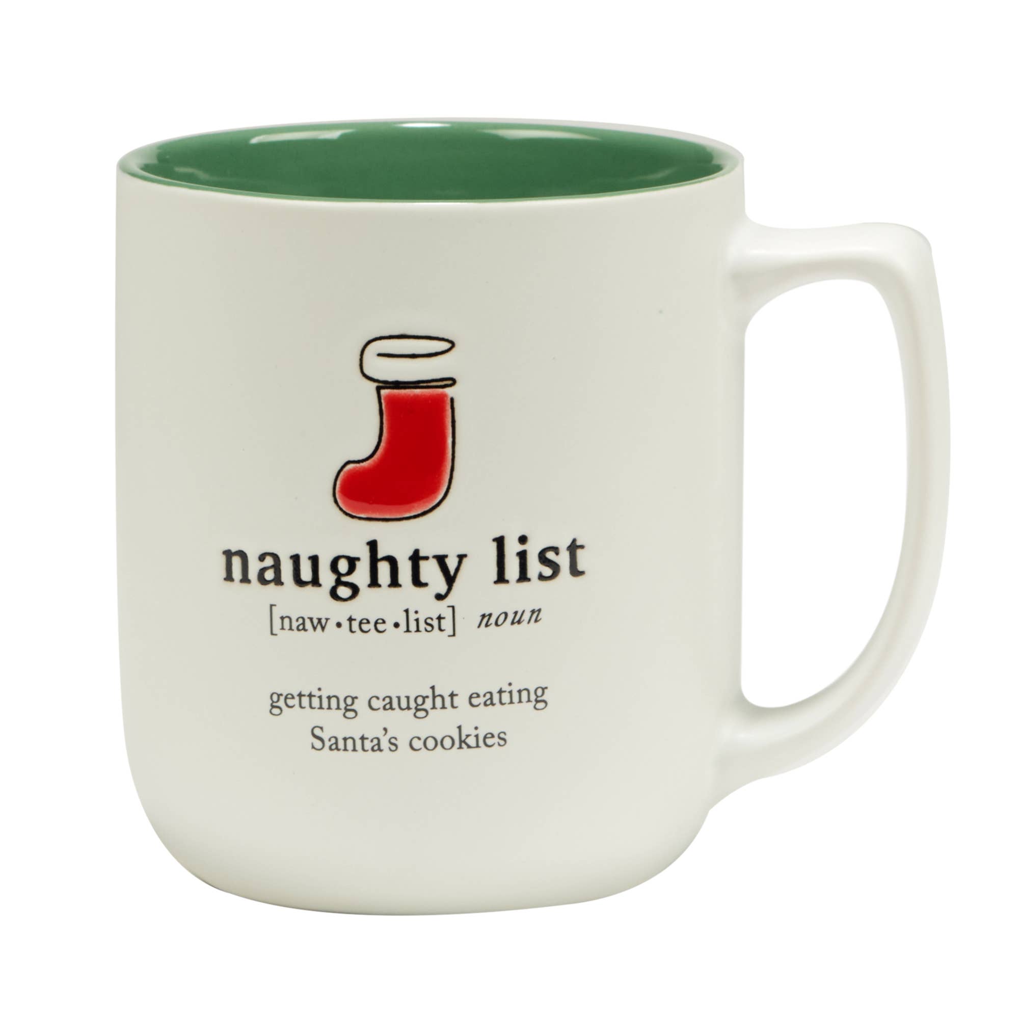 Certified International - Wholesale Coffee Mug - Christmas Fun Green Sayings Mug 16 oz asst5