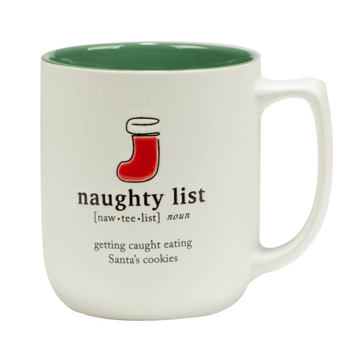 Certified International - Wholesale Coffee Mug - Christmas Fun Green Sayings Mug 16 oz asst5