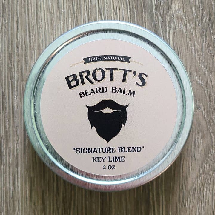 Bálsamo para barba Key Lime por atacado de Brott's Beard Care