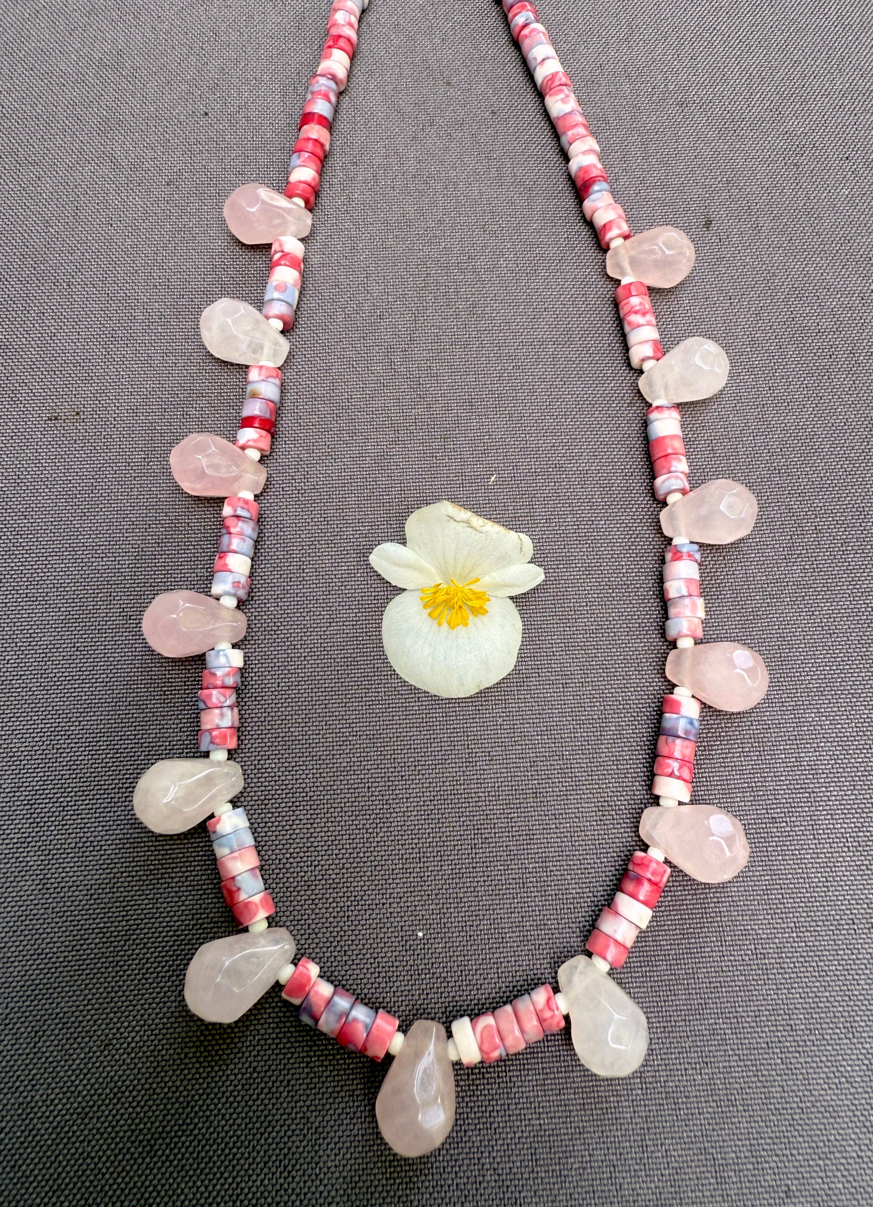 XTRA by Stacey - Wholesale Beaded/Pearl Necklace - The Pink Tide Necklace2