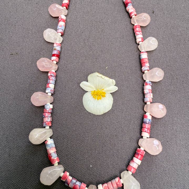 XTRA by Stacey - Wholesale Beaded/Pearl Necklace - The Pink Tide Necklace2