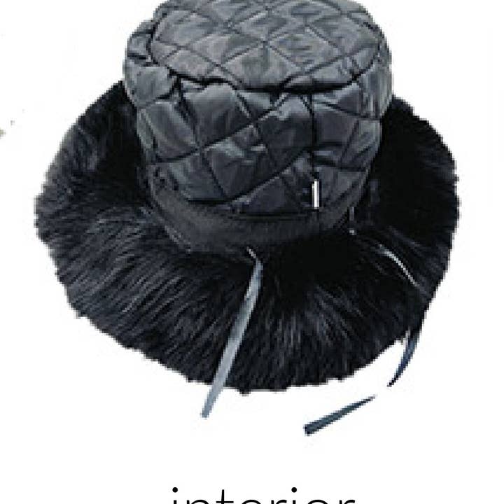 Embellish Your Life – wholesale Bucket Hat - Dam – Fuzzy fuskpäls hink hatt8