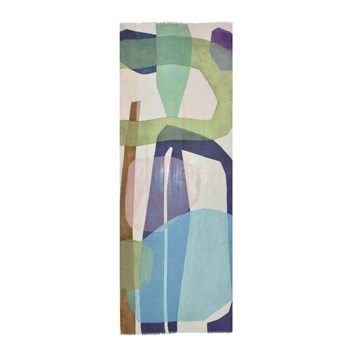 Gideon II Gelaagde Geo Sjaal voor wholesale door Dupatta Designs