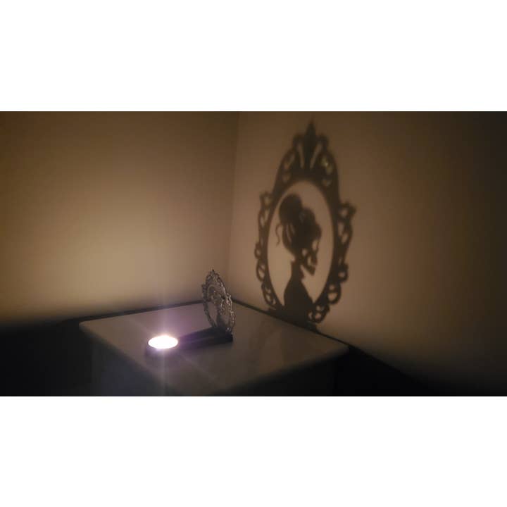 KeaLite Lady Cameo Shadow Caster and KeaLite Stand for wholesale by KeaLite