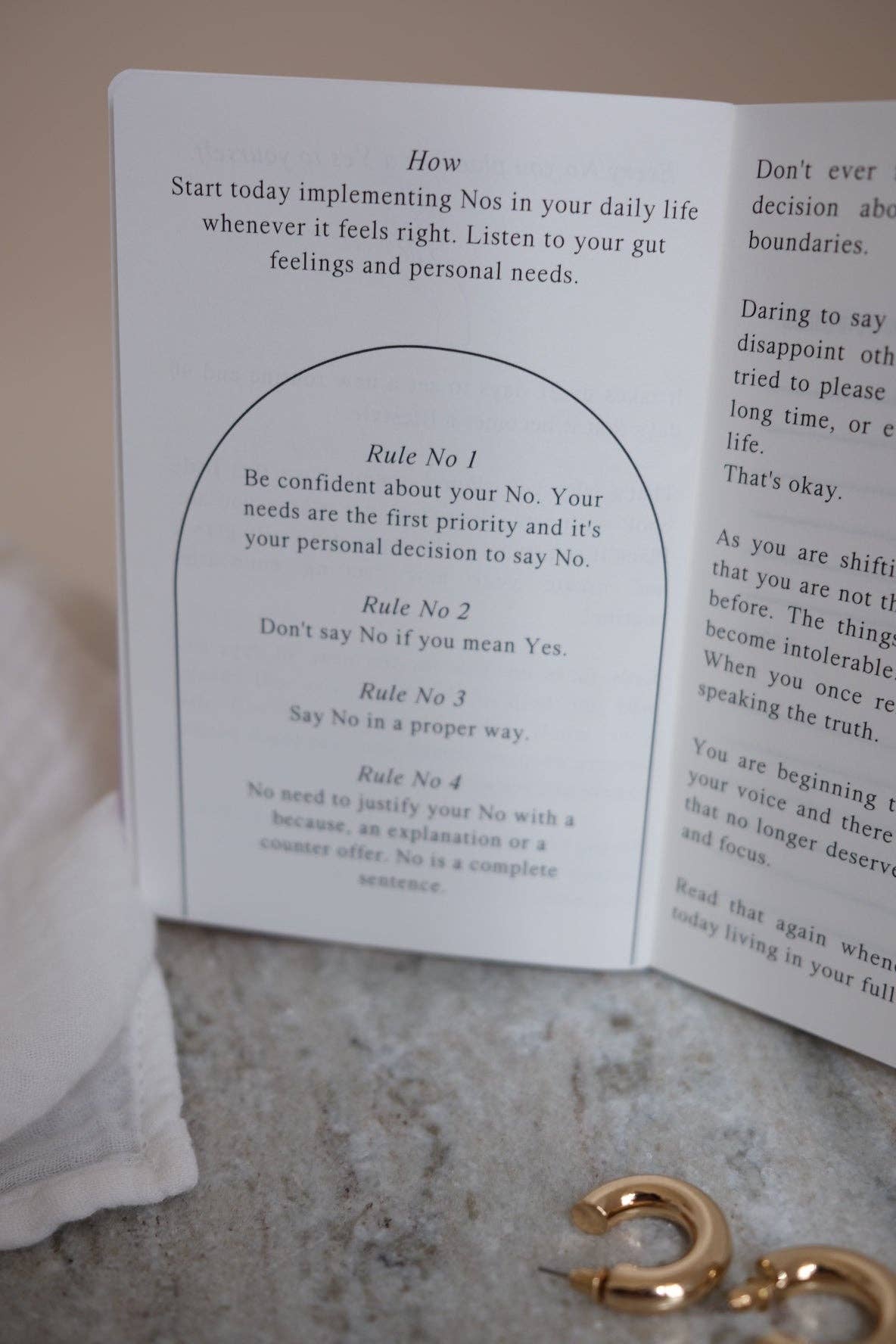 lavender THE LIFE BARN The No Book: Setting Boundaries for wholesale on Faire9