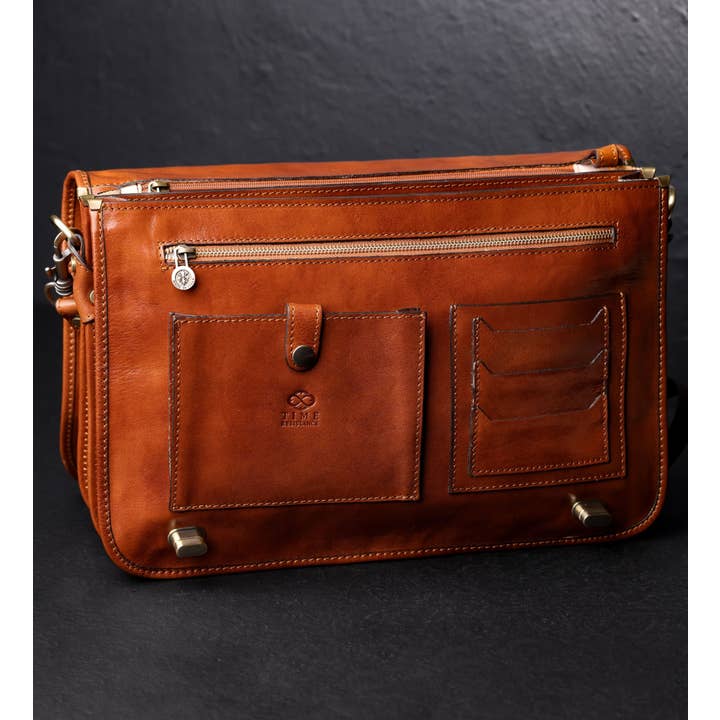 Time Resistance - Venta al por mayor Bolsa de portátil - Hombre - Maletín de Cuero para Portátil - Ilusiones33