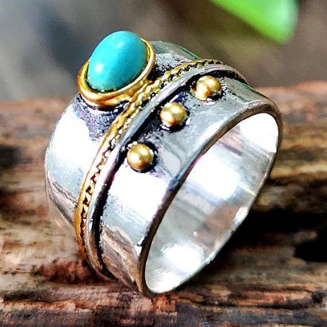 Vintage Turquoise Ring for wholesale by Tourtiwi