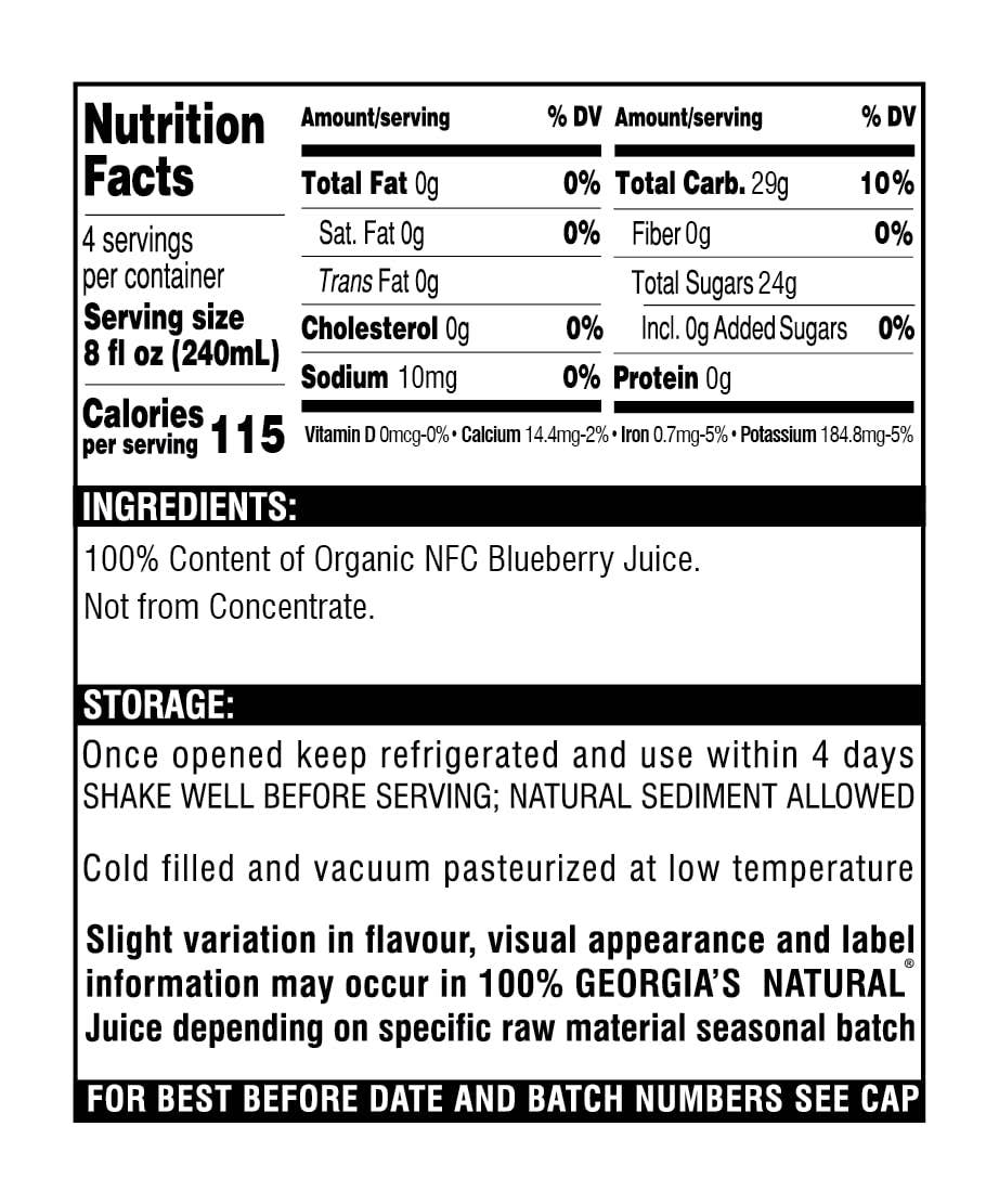 Michka Foods LLC. - Wholesale Fruit Juice - Organic Cold Pressed Blueberry Juice1