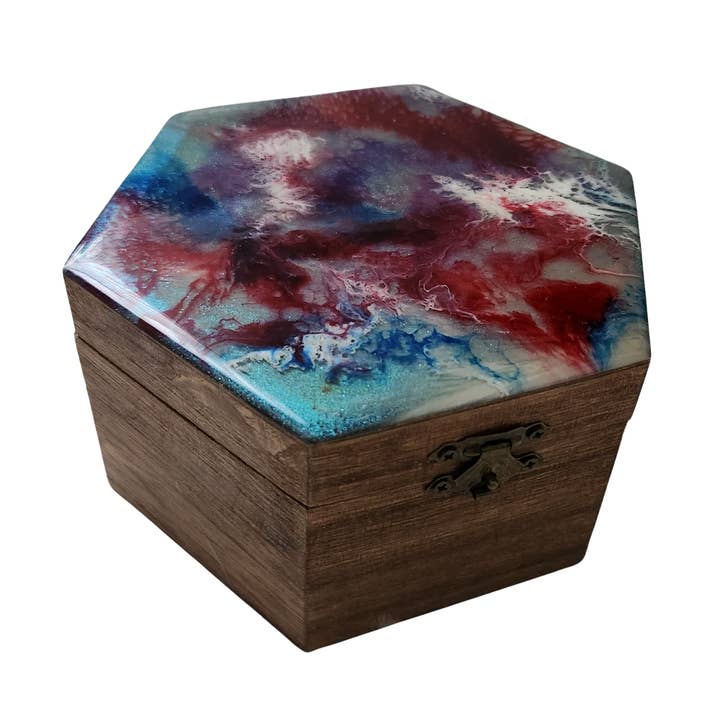 Scatole esagonali per la vendita all'ingrosso da parte di Blue Bourbon Designs