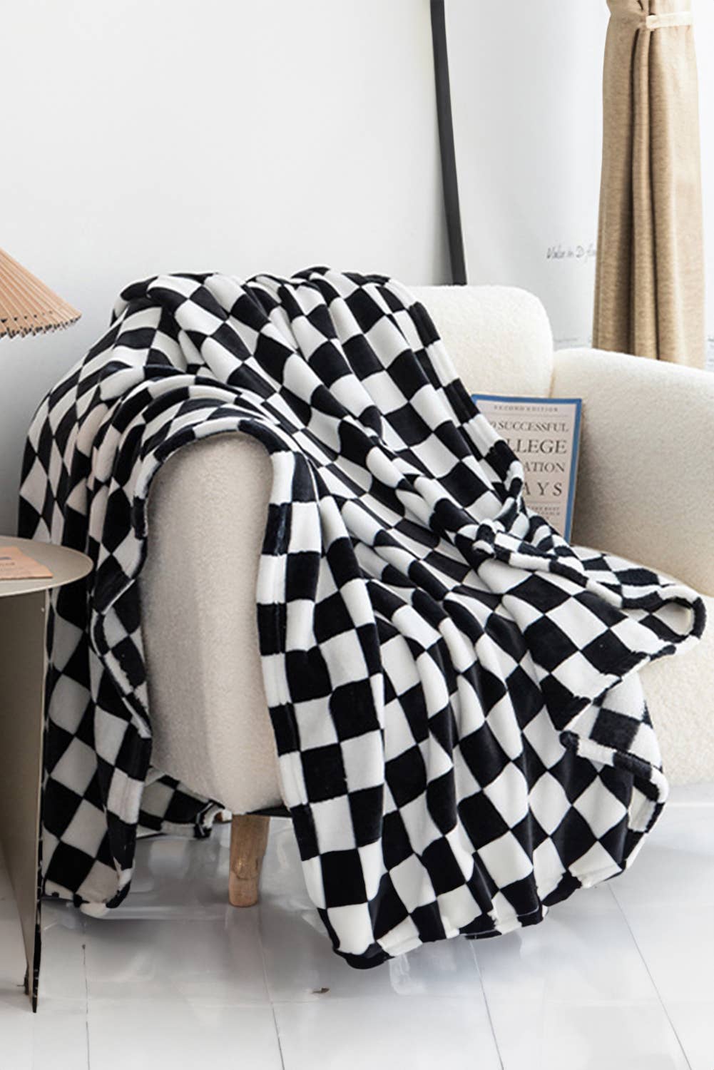Aapparella - Wholesale Throw Blanket - Checkered Print Soft Throw Blanket 120*200cm7