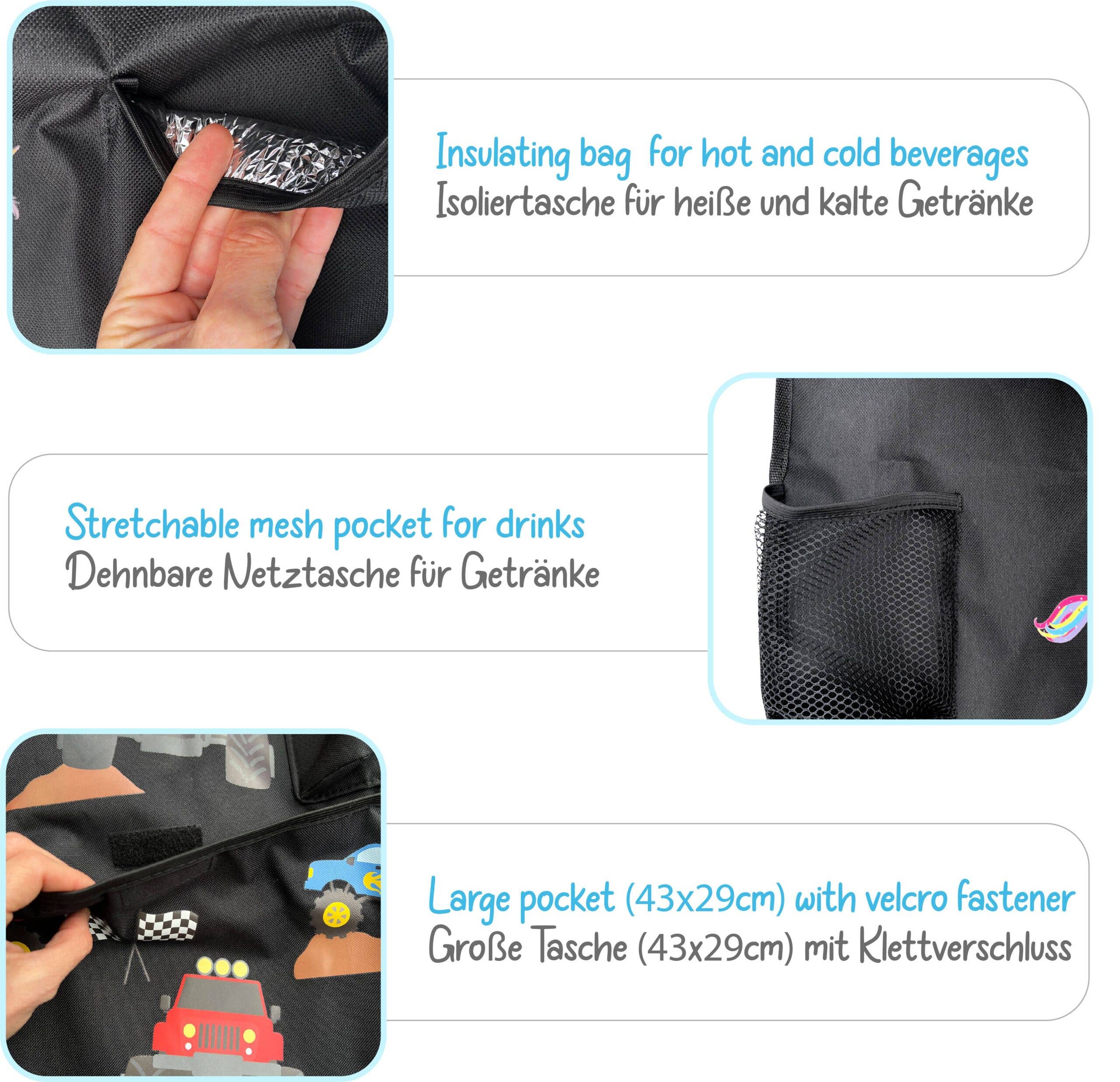 HECKBO - Wholesale Car Seat Cover - Kids & Baby - Car back seat organiser Monster Truck6