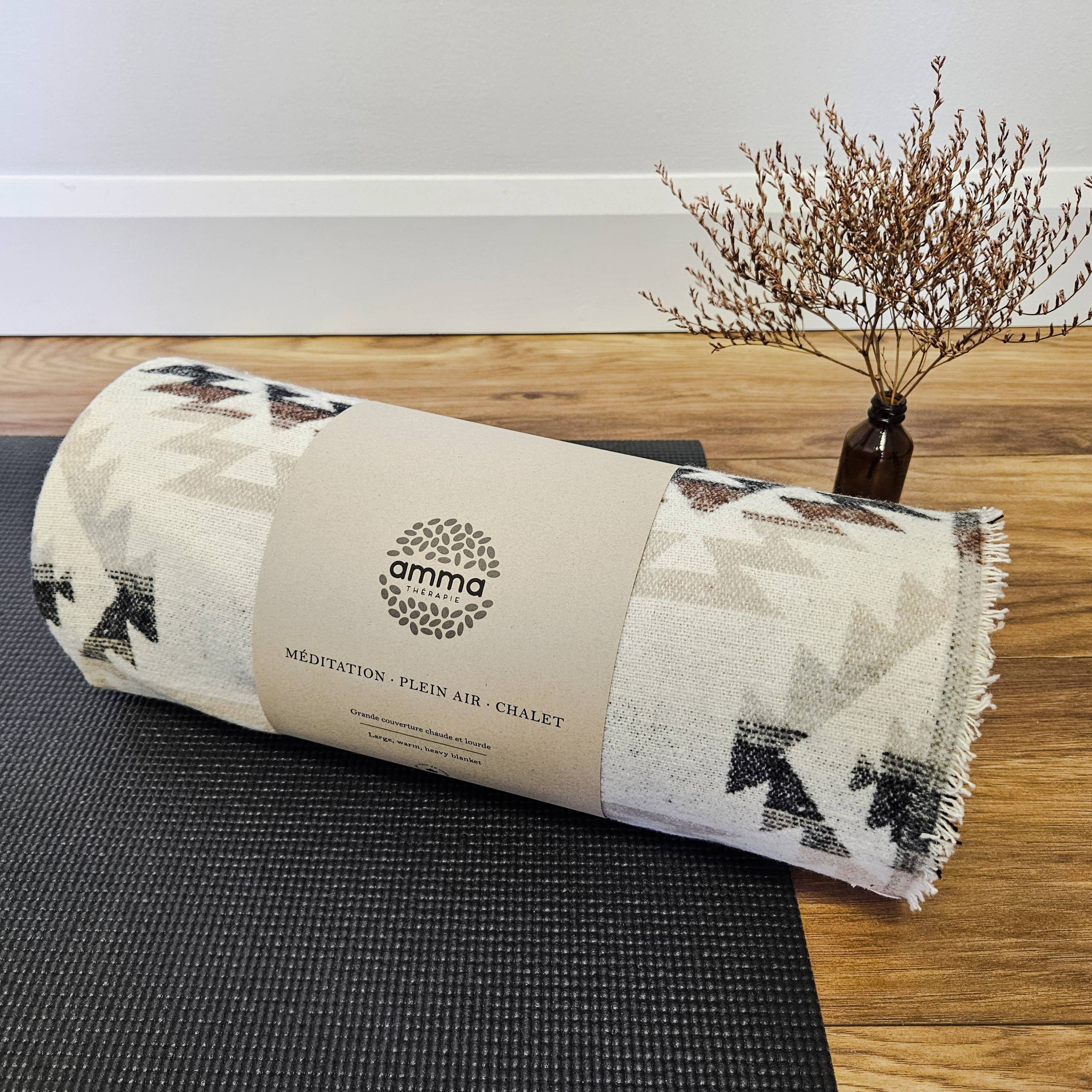 Amma Thérapie - Wholesale Throw Blanket - Meditation warm blanket color Equinox 2