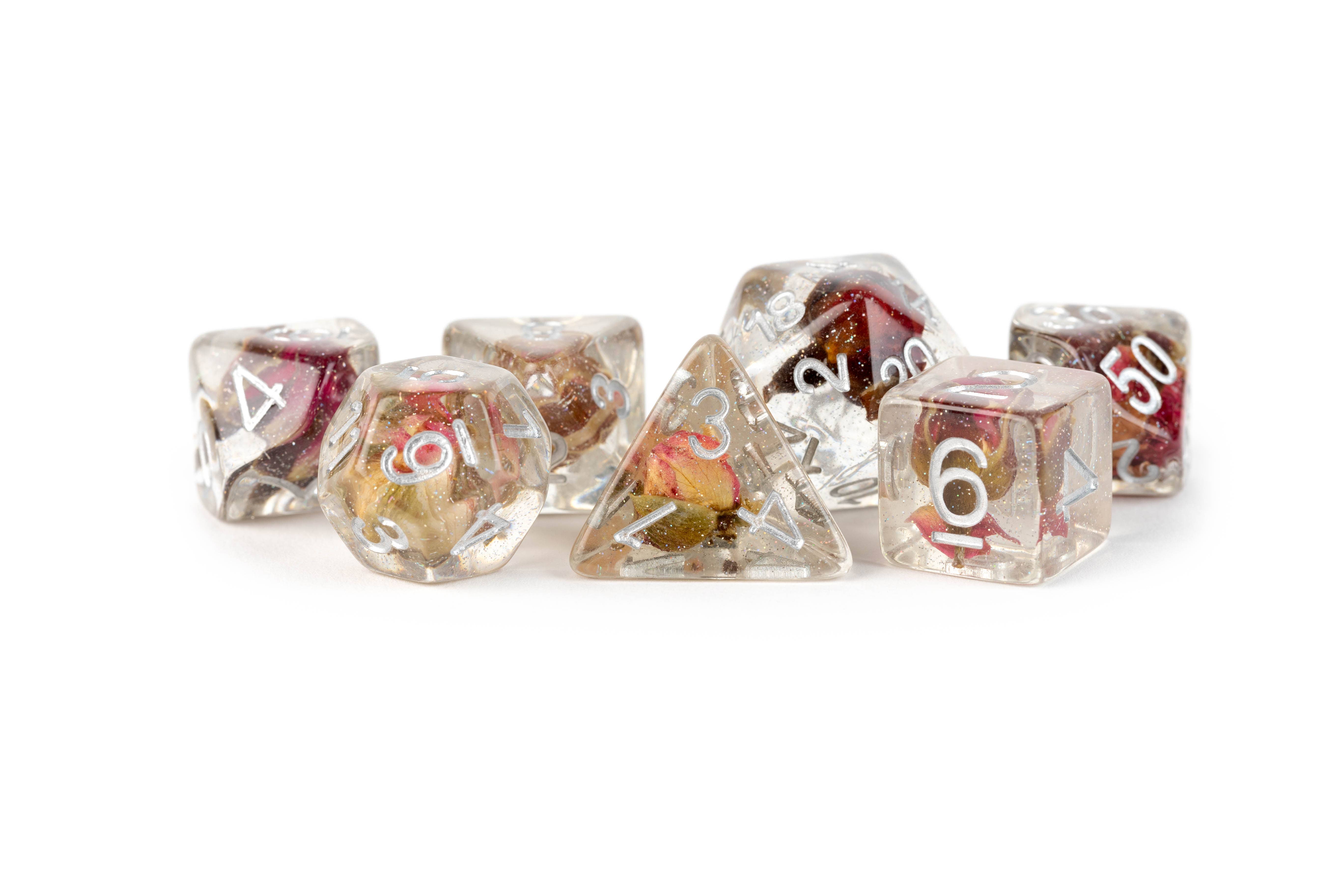 FanRoll by Metallic Dice Games - Wholesale Dice - NEW 13 Inclusion Dice Resin: Penguin, Koala, Dinosaur6