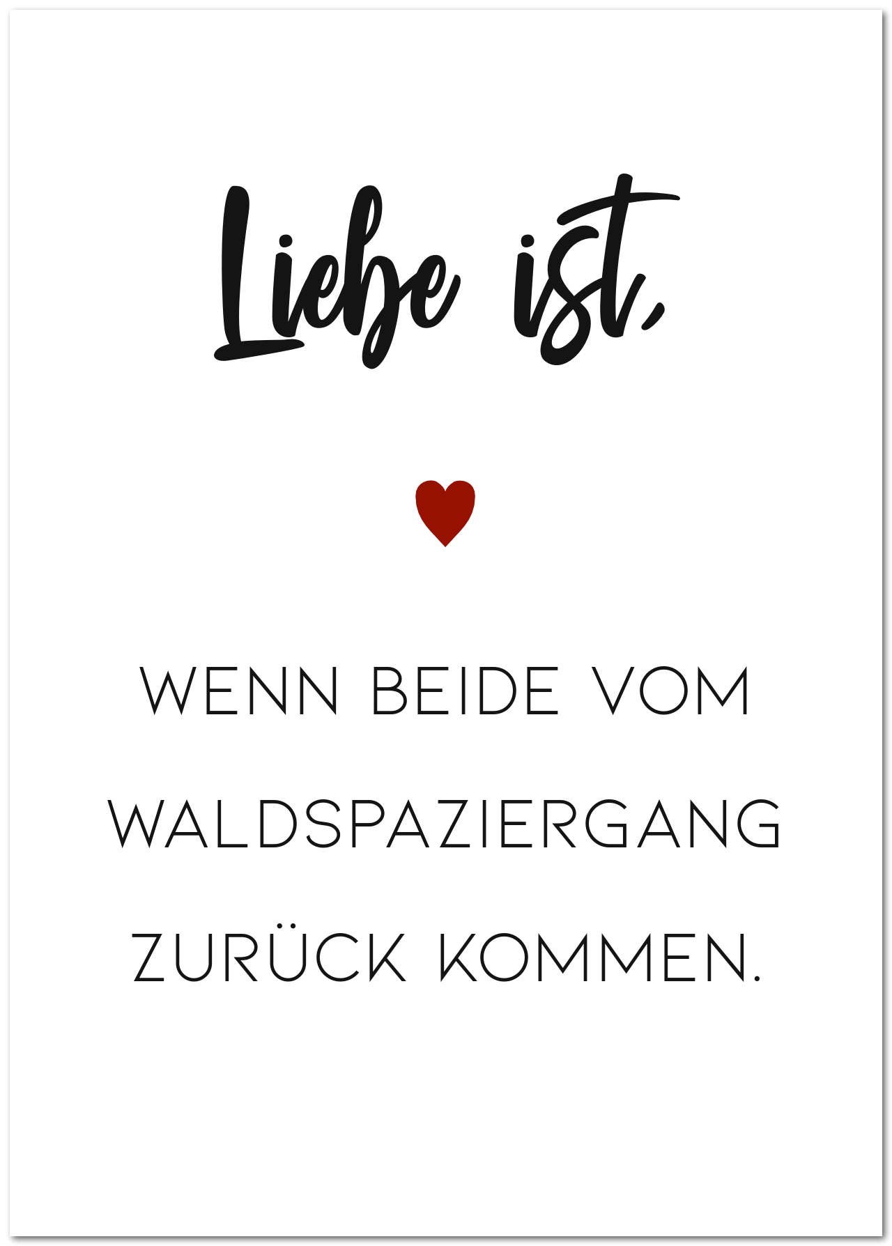 Rabenmütter Verlag UG - Wholesale Postcard - Postcard “Love is... ”1