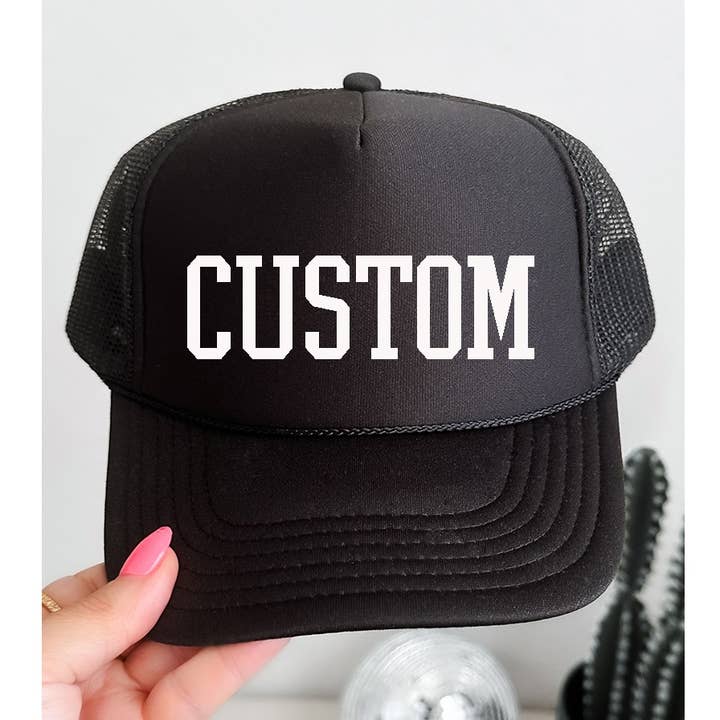 Illustrated Society - Wholesale Trucker hat – Women’s - CUSTOM DESIGN TRUCKER CAP0