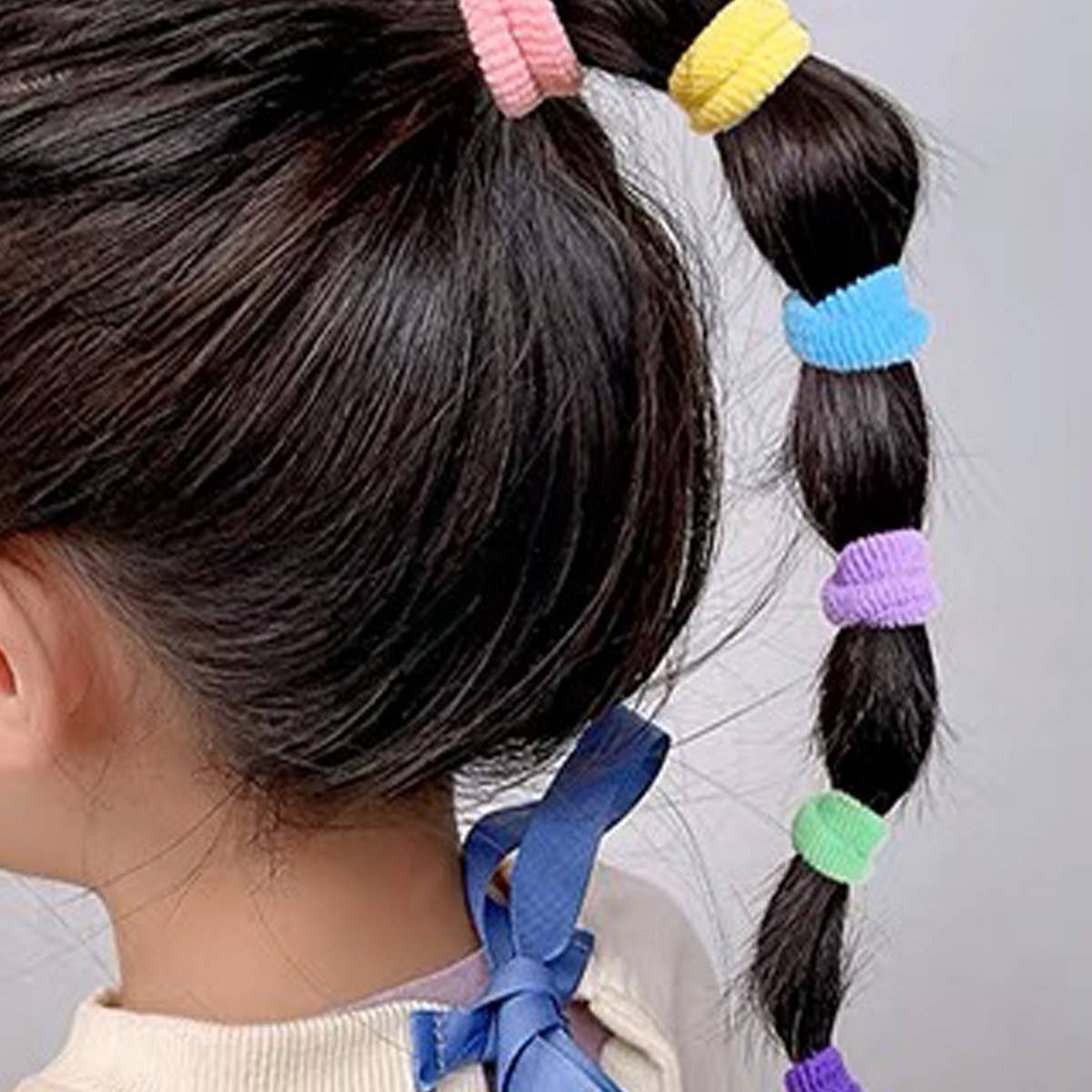 ACCITY - Wholesale Hair Tie - CHILDREN HIGH ELASTIC HAIR TIES(100PCS/BOX)_CWAHA050323