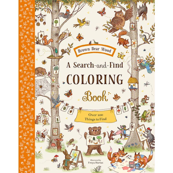 Abrams - Wholesale Coloring & Activity Book - Kids & Baby - Brown Bear Wood: A Search-and-Find Coloring Book: Over 100