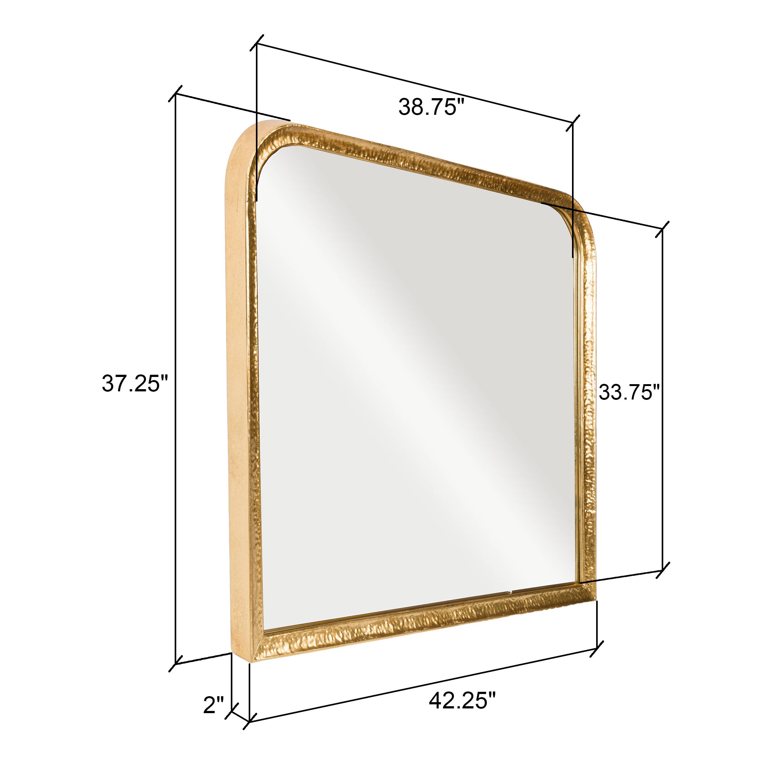 Aspire Home Accents - Wholesale Wall Mirror - Bree Wall Mirror - 37.25"H x 42.25"W4