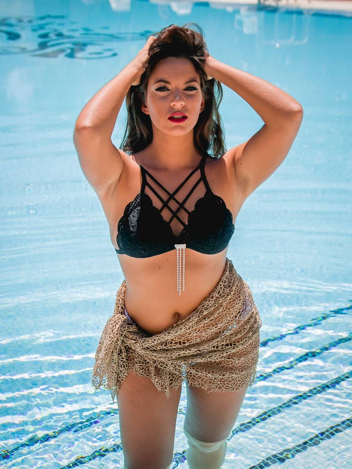 Bikini Top Cruces para venta al por mayor de Laura Fuentes Ibiza