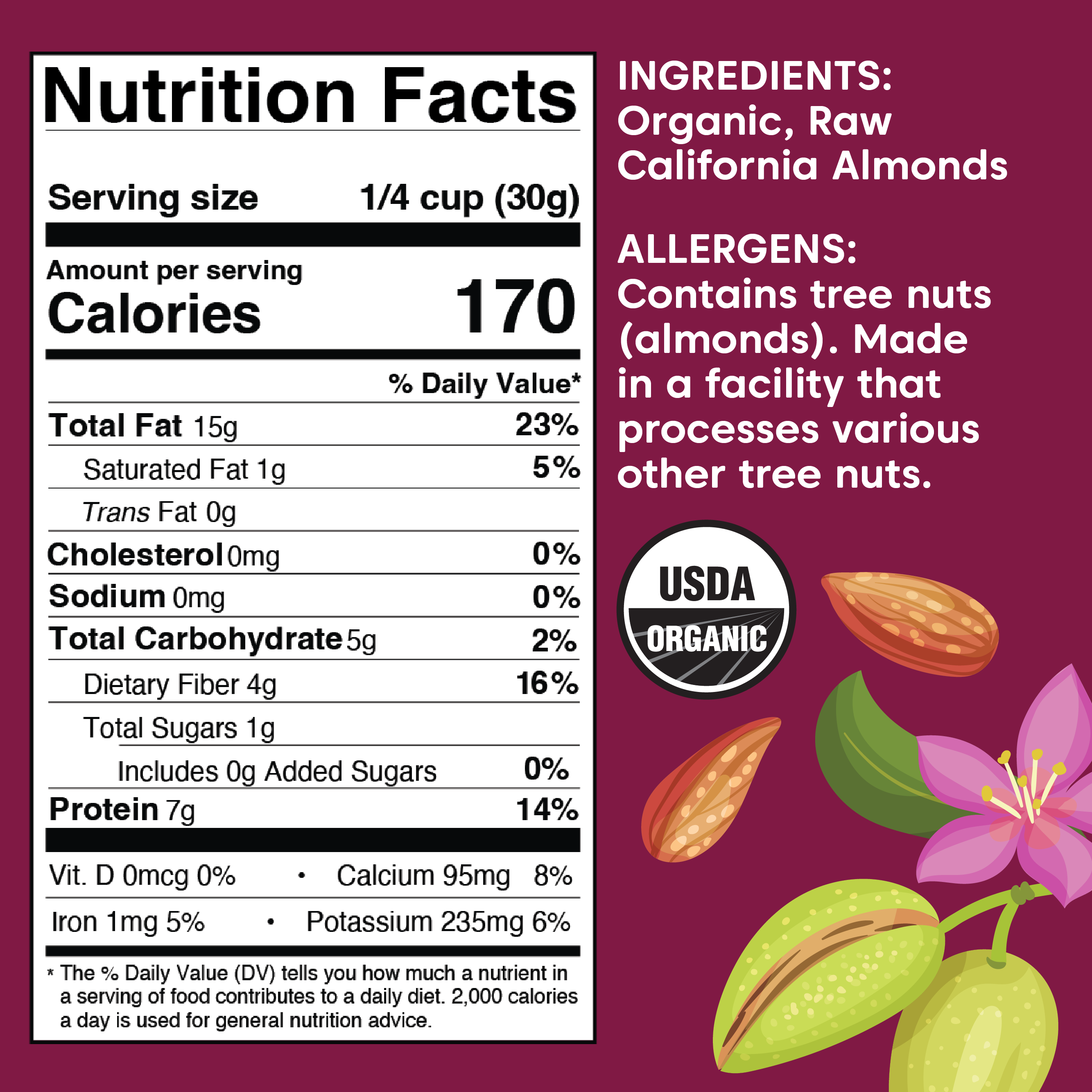 Wilderness Poets - Wholesale Nuts - Organic California Almonds1