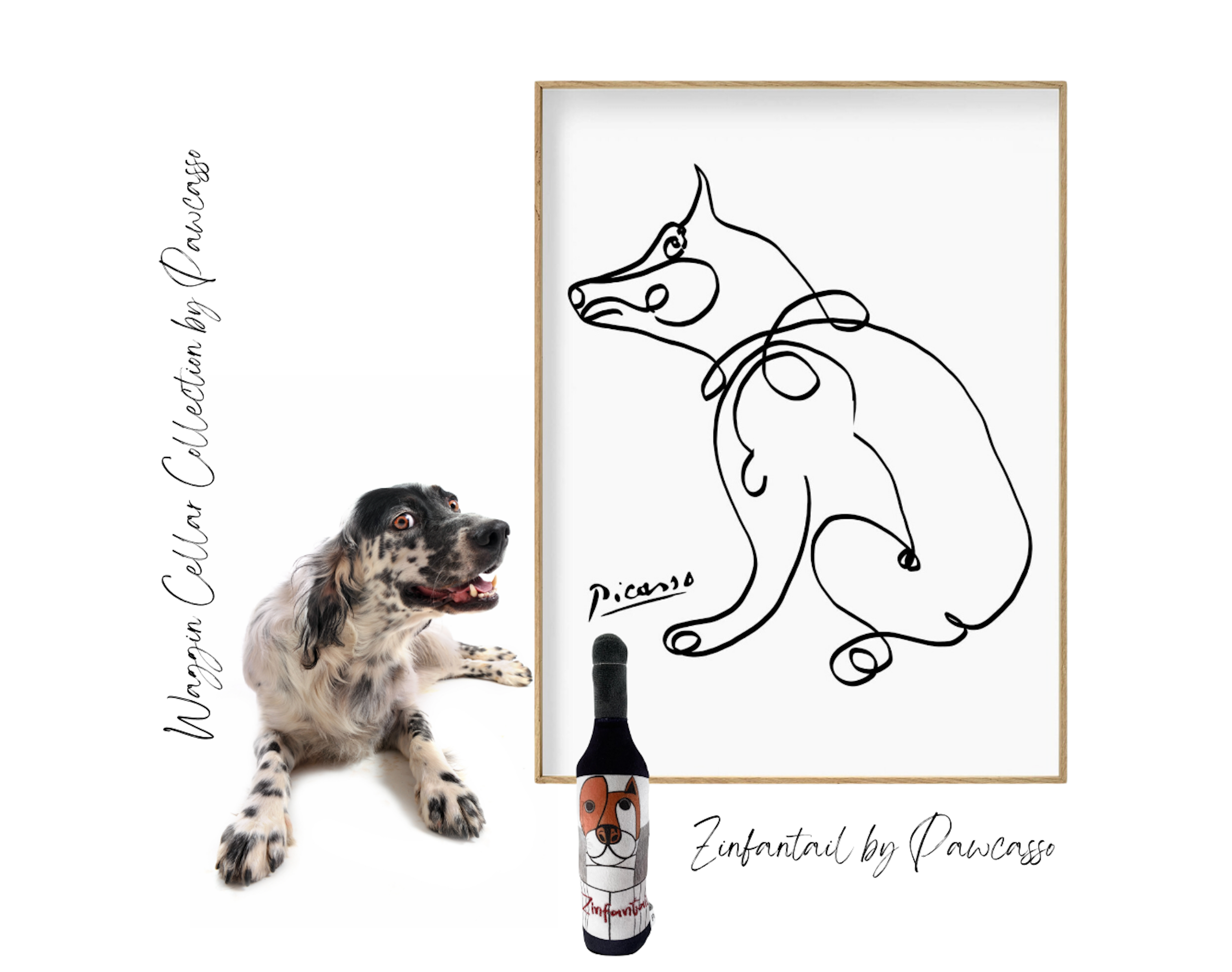 Pawcasso – wholesale Pet plush toy – Dog – Zinfantail16