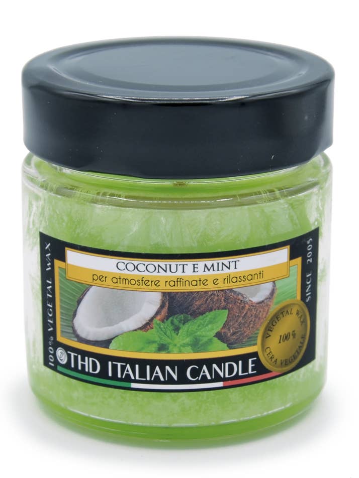 THD Italian Candle Smart Medium Coconut and Mint 6/144 for wholesale by Thd Tophouse