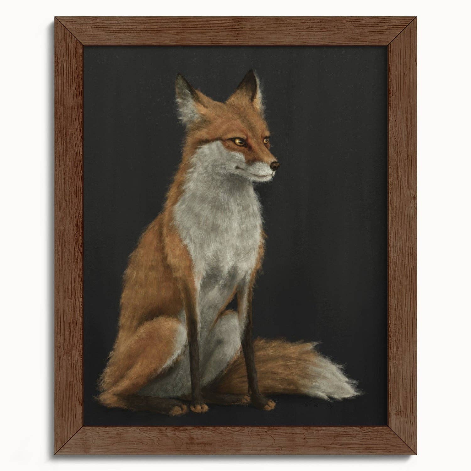 The Ugly Cat Studio - Wholesale Art Print - Red Fox Fine Art Print - Black Edition11