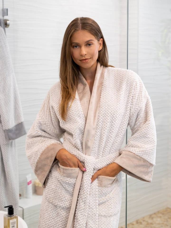 Keikico - Vente Peignoir – femme - Peignoir de spa long de luxe7