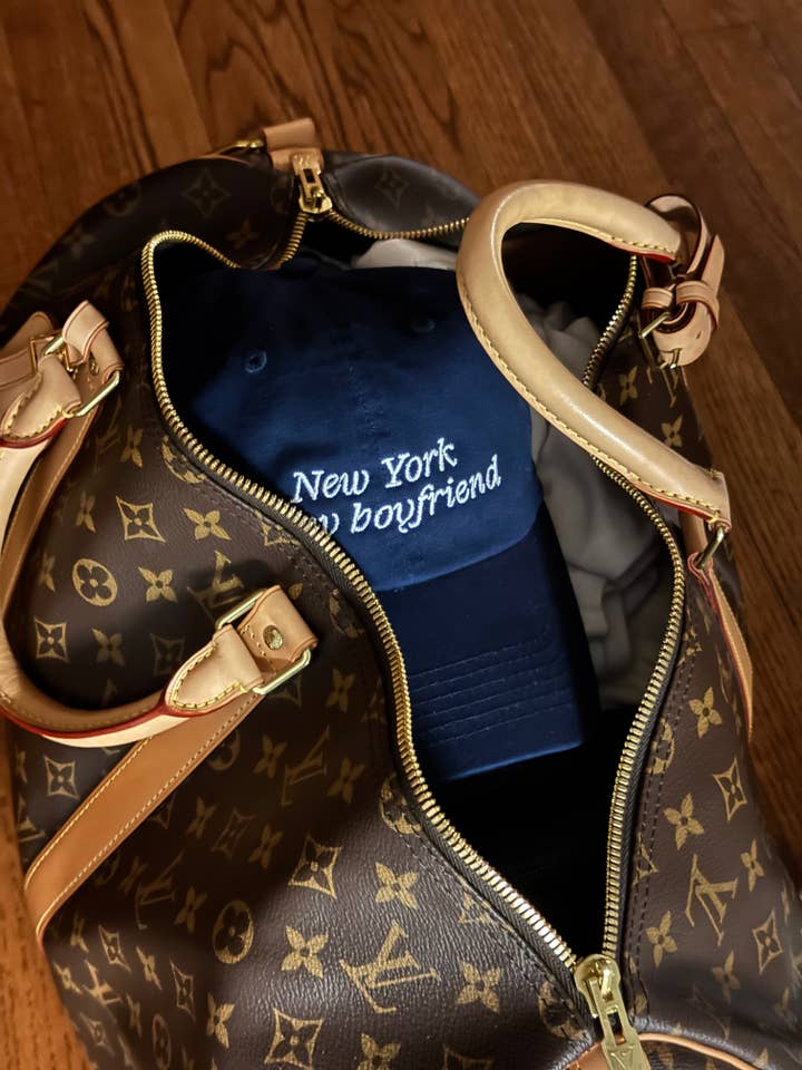 New York ist mein Freund Baseballkappe - Marine/Weiß für den Großhandel von New York is my Boyfriend